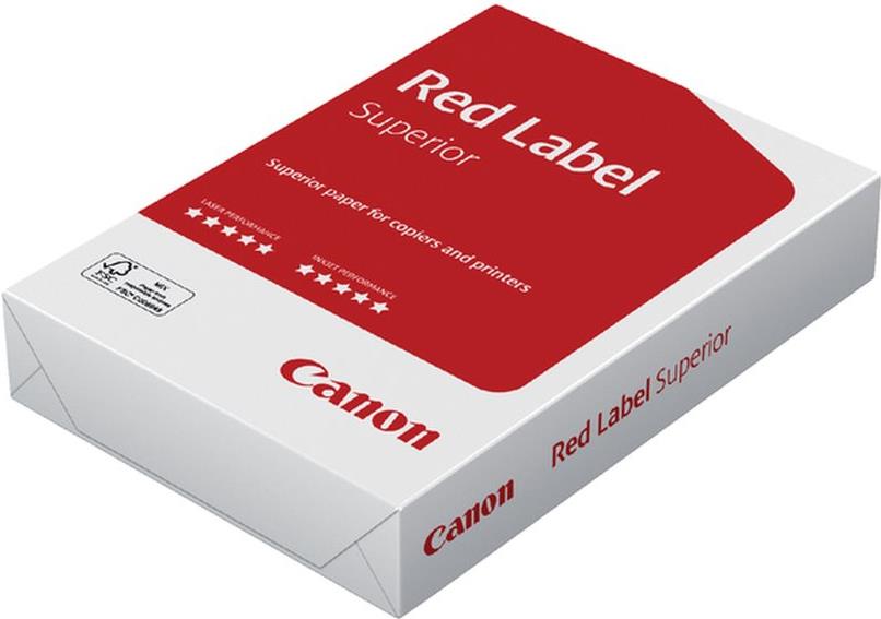 Bild von Canon Red Label Superior FSC. Empfohlene Nutzung: Laser-/Inkjet-Druck, Papiergröße: A4 (210x297 mm), Blätter pro Packung: 500 Blätter (99822154)