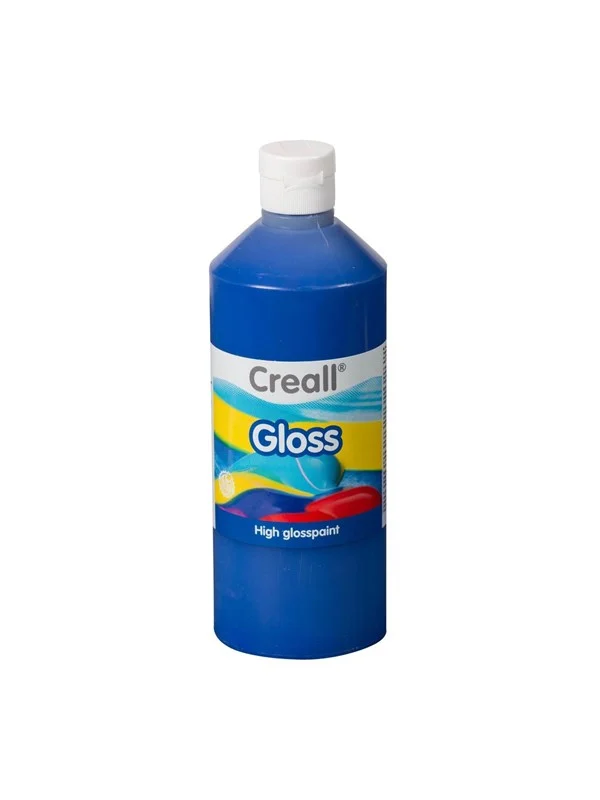 Bild von Creall, Künstlerfarbe + Bastelfarbe, Gloss Glansverf Blauw, 500ml (Blau, 500 ml)