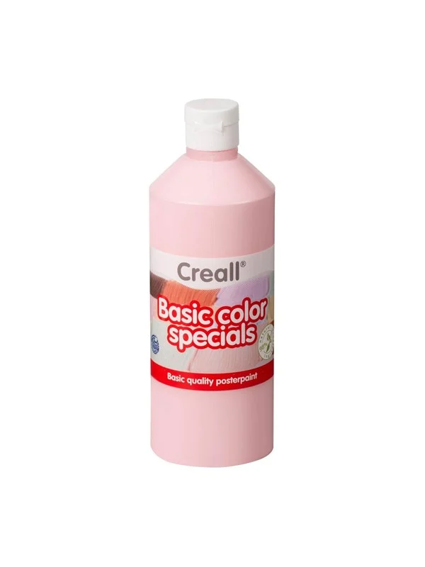 Bild von Creall, Künstlerfarbe + Bastelfarbe, Schoolverf Pastelrood, 500 ml (Pastellrot, 500 ml)
