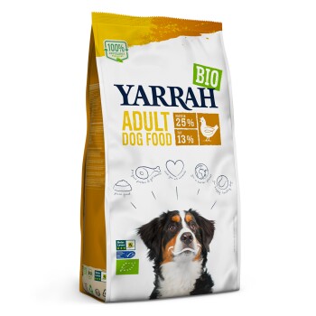 Bild von Yarrah - Trockenfutter mit Huhn für Erwachsene Hunde Bio - 2 kg - 4er Pack