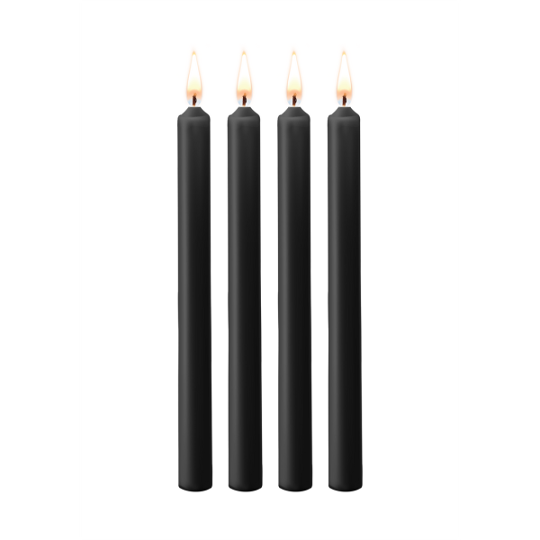 Bild von Teasing Wax Candles - 4 Pieces - Large - Black