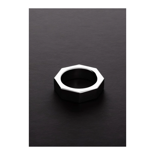 Bild von NUT Cockring - 0.6 x 0.2 x 50 / 15 x 6 x 50 mm, Triune Nuss Penisring aus Edelstahl