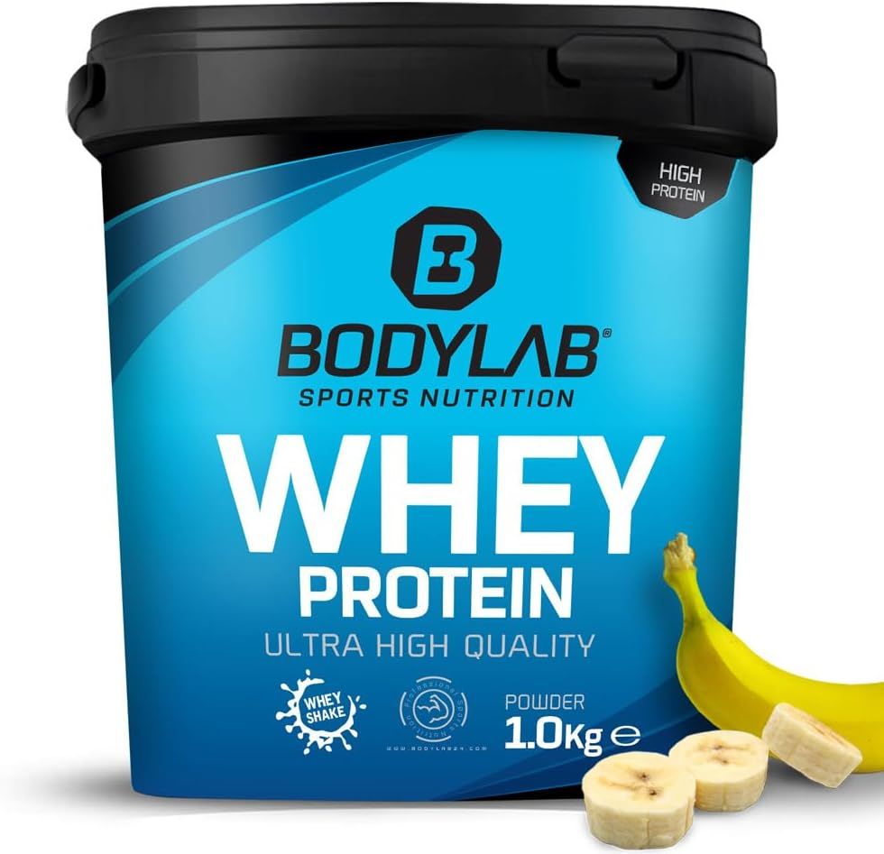 Bild von Bodylab24 Whey Protein Pulver, Banane, 1kg