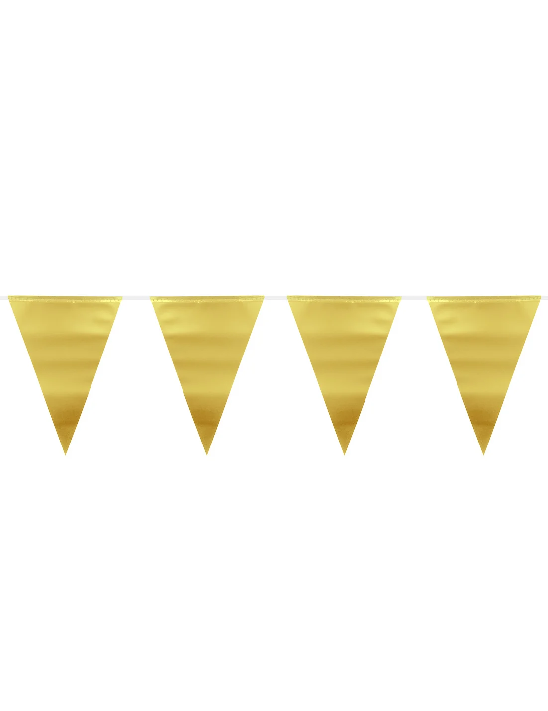 Bild von Wimpel-Girlande Partydeko gold 6 m