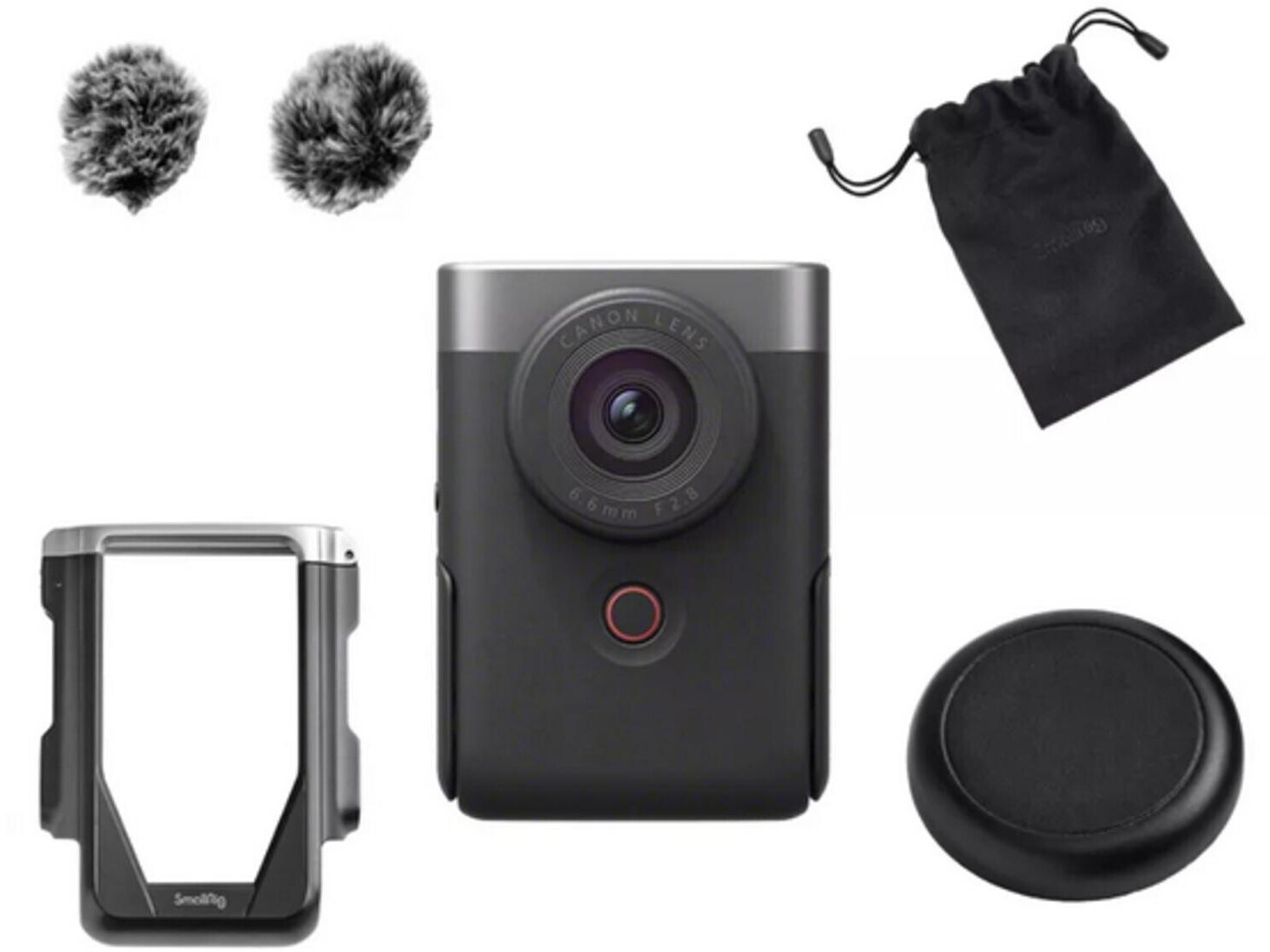Bild von Canon PowerShot V10 Erweitertes Vlogging-Kit (20.90 Mpx, 30p), Videokamera, Silber