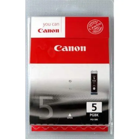Bild von Canon PGI-5 - Tintenbehälter - 1 x pigmentiertes Schwarz - für PIXMA iP3500, iP4500, iP5300, MP510, MP520, MP600, MP610, MP810, MP960, MP970, MX700 (0628B006)