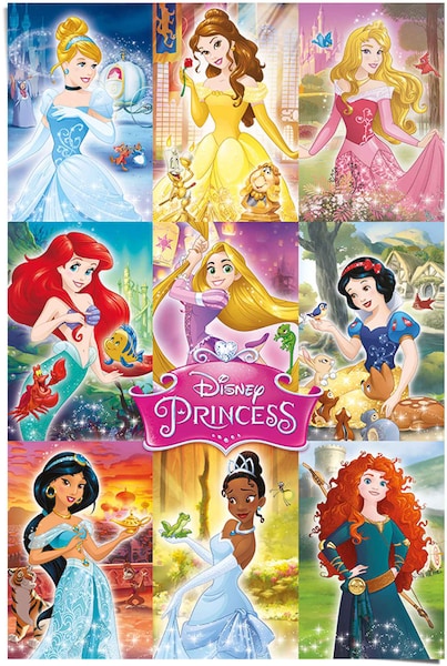 Bild von Reinders! Poster »Disney`s Prinzessinnen Kollage«, (1 St.)