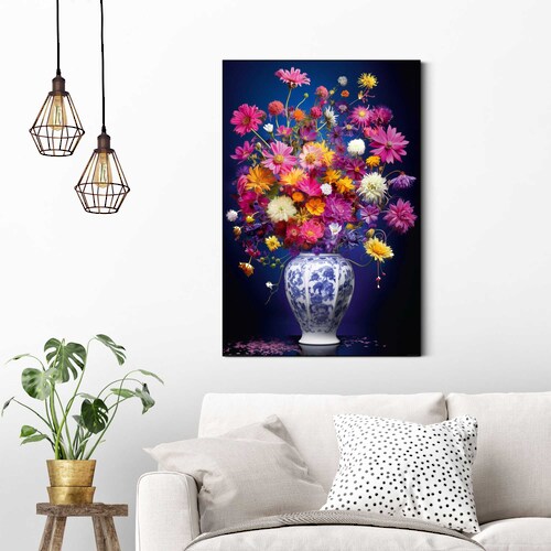 Bild von Reinders! Wandbild »Delft Flowers«