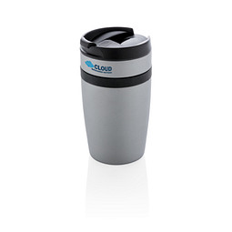 Bild von XD XCLUSIVE auslaufsicherer Vakuum-Becher Sierra, 280 ml, silber/schwarz