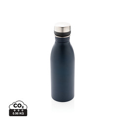 Bild von XD COLLECTION Deluxe Wasserflasche aus RCS recyceltem Stainless-Steel, navy blau