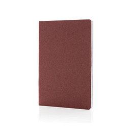 Bild von Salton Luxus Kraftpapier Notizbuch A5, kirschrot