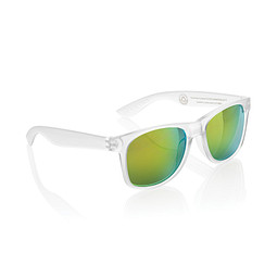 Bild von Gleam Sonnenbrille aus RCS rec. PC mit verspiegelten Gläsern, weiß