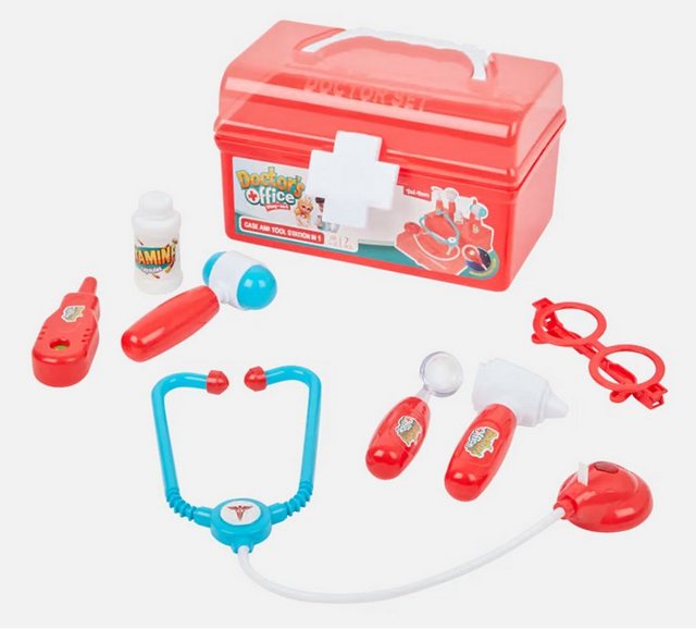 Bild von Spectrum Spielzeug-Arztkoffer Spielzeug-Set Arztkoffer 7-teilig, (7-tlg)