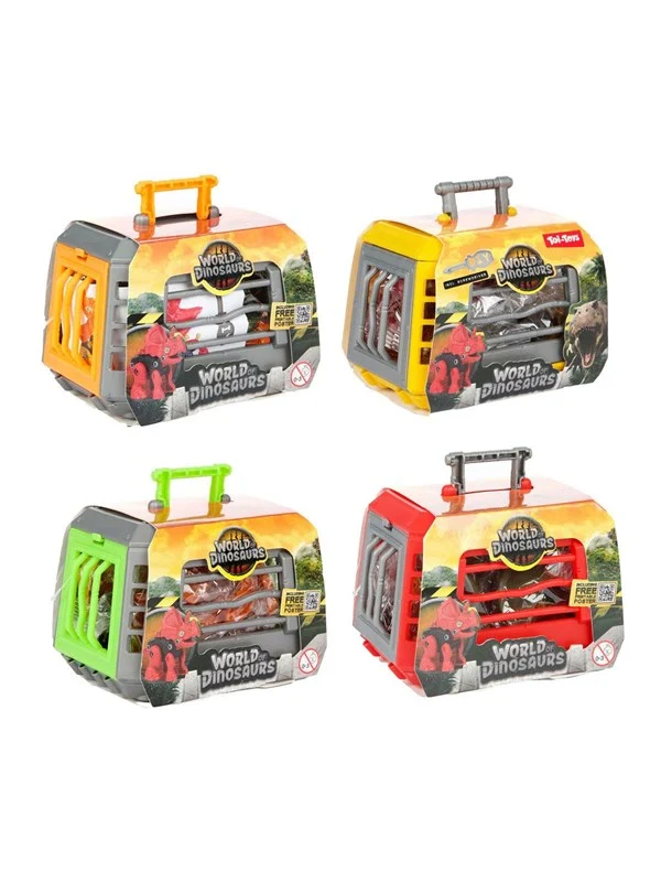 Bild von Toi-Toys World of Dinosaurs Baue einen Dino mit Käfig