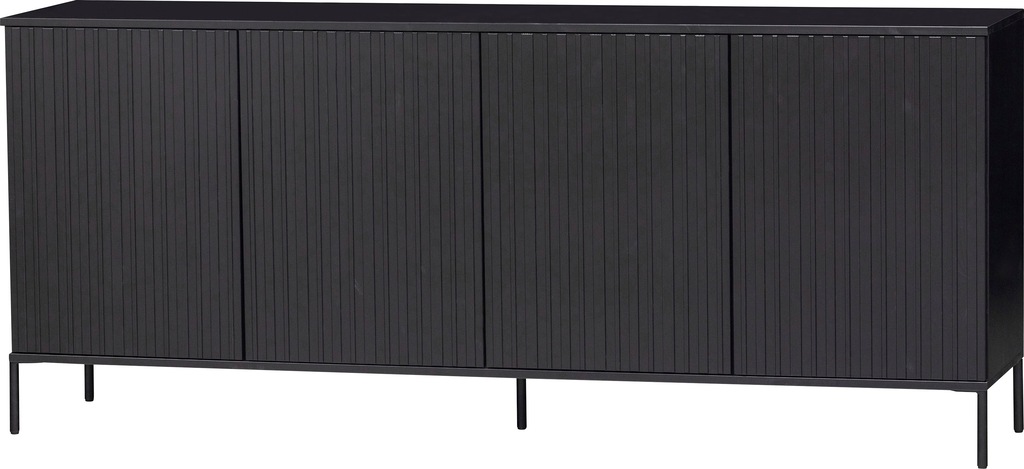 Bild von WOOOD Buffet New Gravure Kommode mit grafischen Relieftüren, H 85 cm x B 200 cm