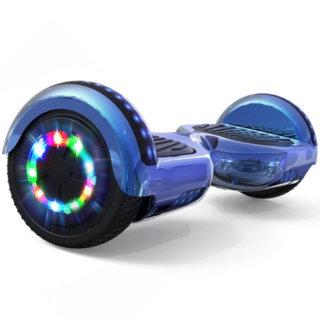 Bild von RCB TECH Balance Scooter 6,5 Zoll Zweimotoren Hoverboard WJ1, mit LED-Leuchten und Bluetooth, 120,00 W, 12,00 km/h, bis zu 10 km Reichweite, keine Straßenzulassung