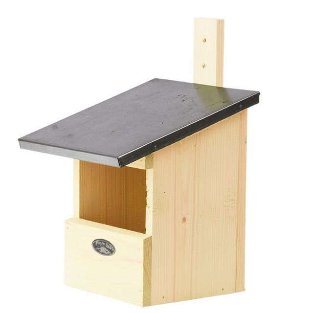 Bild von esschert design Vogelhaus, Nistkasten für Rotkehlchen, mit Metallabdeckung