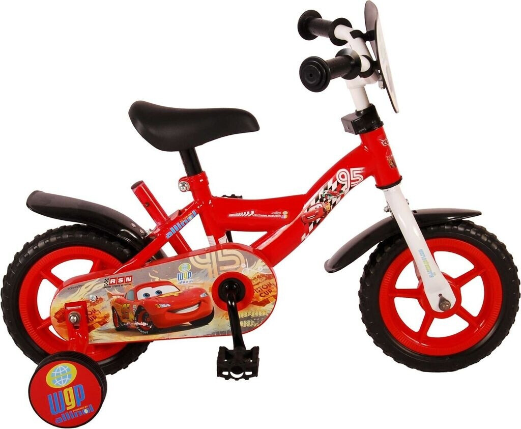 Bild von Volare Kinderfahrrad Kinderfahrrad Disney Fahrrad Cars für Jungen 10 Zoll Kinderrad in Rot