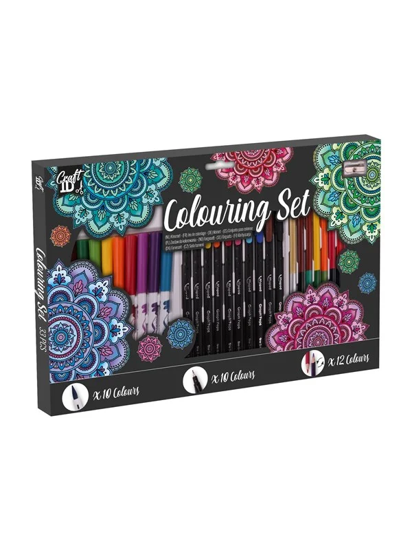 Bild von Craft Sensations Colouring Set 33 pcs