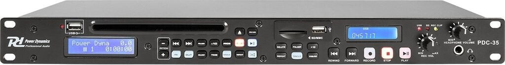 Bild von Power Dynamics PDC35 Media Player mit digitalem Rekorder CD/USB/SD