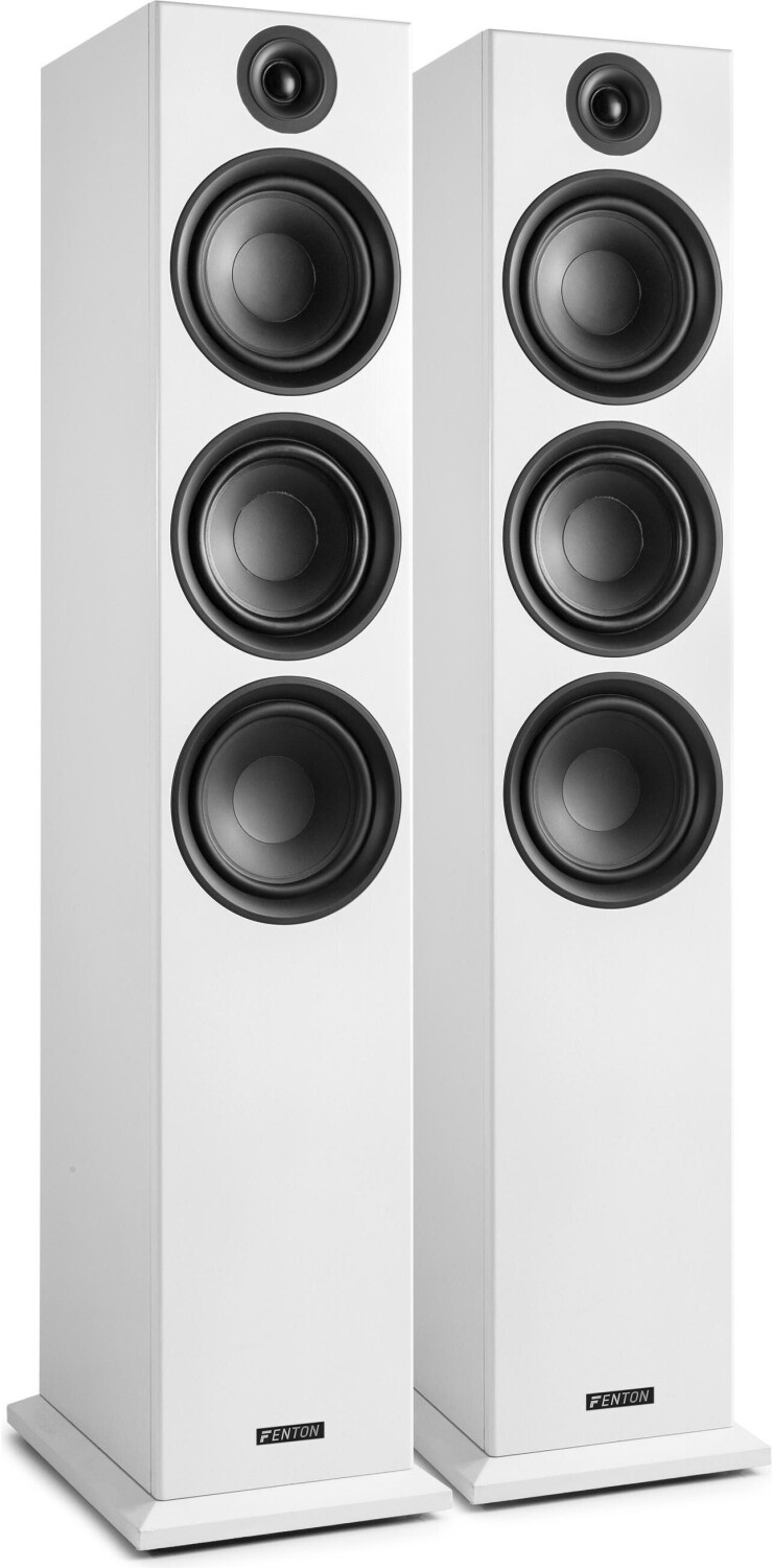 Bild von Fenton SHF80W Tower-Lautsprecherset 3x 6,5" Weiß