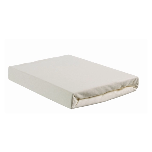 Bild von Beddinghouse Jersey Topper-Spannbettlaken – 80/90*200/210 cm – OffWeiß
