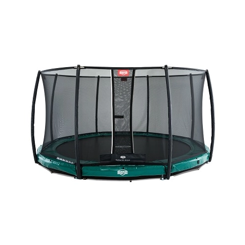 Bild von Berg Trampolin InGround "Elite" mit Sicherheitsnetz Deluxe, 330 cm, Grün