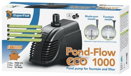 Bild von SuperFish Pond-Flow Eco 1000 Teichpumpe Filterpumpe