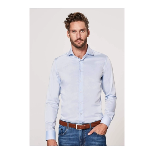 Bild von Profuomo Originale Slim Fit Knitted Herren Business Hemd Langarm
