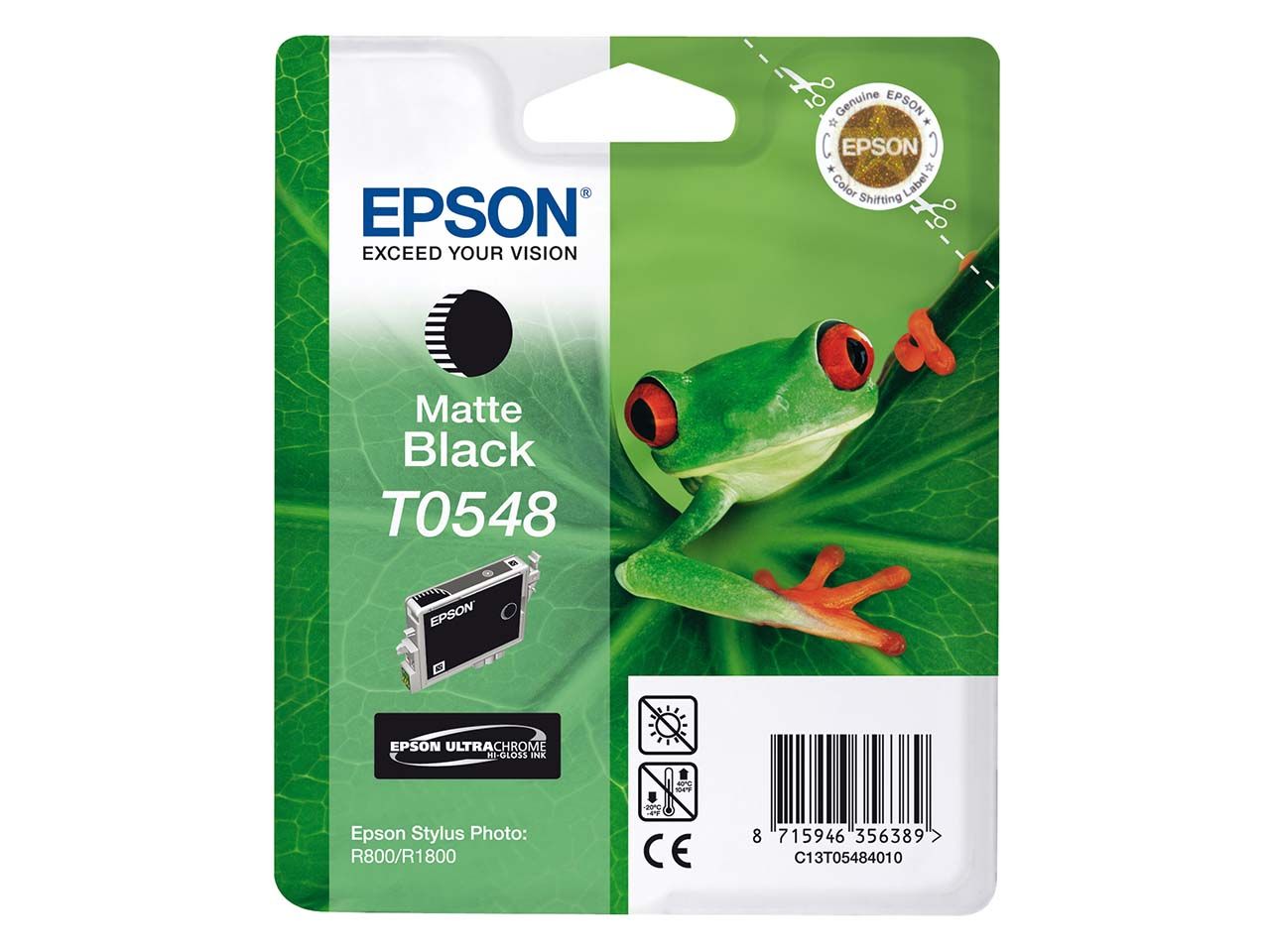 Bild von Epson Tintenpatrone T0548 matt schwarz