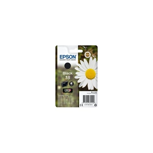 Bild von Original Epson C13T18014022 / 18 Tintenpatrone schwarz