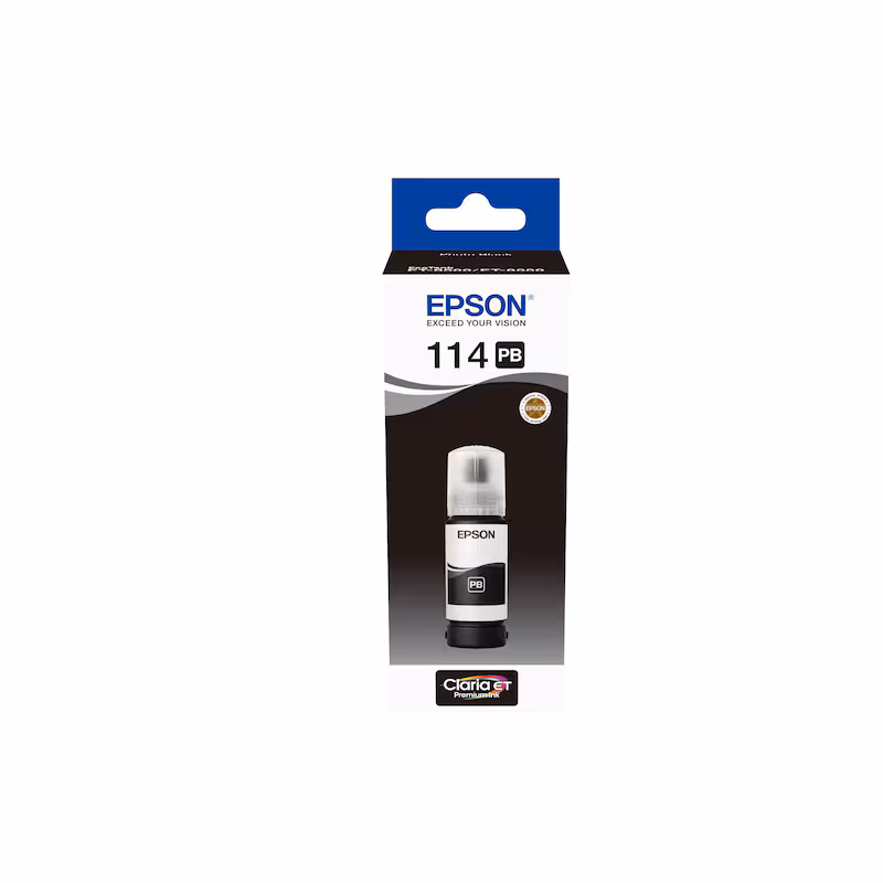 Bild von Epson 114 / C13T07B140 EcoTank Ink Refill 70ml - Nachfülltinte Foto Schwarz