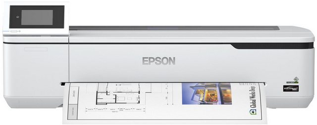 Bild von Epson SureColor SC-T2100 - Kein Standfuß - 610 mm (24) Großformatdrucker - Farbe - Tintenstrahl - Rolle A1 (61,0 cm) - 2400 x 1200 dpi - Gigabit LAN, Wi-Fi(n), USB 3.0