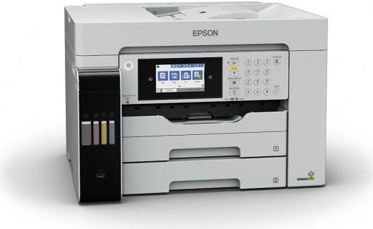 Bild von Epson multifunctional device EcoTank L15180 Contact image sensor (CIS), 4-in-1, Wi-Fi, Black and whi (Tintenpatrone, Farbe), Drucker, Schwarz, Grau