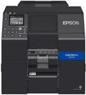 Bild von Epson ColorWorks CW-C6000Pe - Etikettendrucker - Farbe - Tintenstrahl - Rolle (11,2 cm) - 1200 x 1200 dpi - bis zu 119 mm/Sek. (einfarbig)/ bis zu 119 mm/Sek. (Farbe) - USB 2.0, LAN, USB 2.0-Host - Schäler (C31CH76202MK)