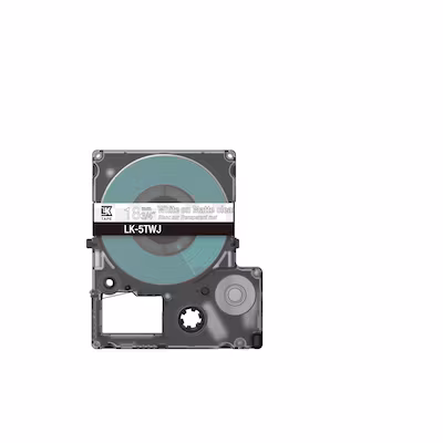 Bild von Epson LabelWorks LK-5TWJ - Weiß auf Matt-Transparent - Rolle (1,8 cm x 8 m) 1 Kassette