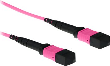 Bild von ACT 3 meter Multimode 50/125 OM4 polarity A fiber patch cable with MTP female connectors. 3m mtp/mpo(f) 50/125 om4 p a (RL7743)