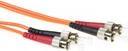Bild von ACT 20 meter LSZH Multimode 62.5/125 OM1 fiber patch cable duplex with ST connectors. St-st 62.5/125 om1 dup 20.00m (RL1020)