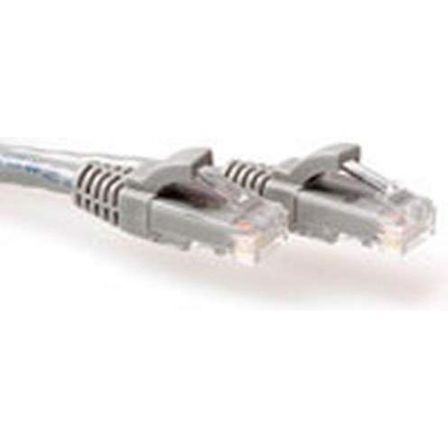 Bild von ACT Grey 10 meter U/UTP CAT6 patch cable snagless with RJ45 connectors. Cat6 u/utp snagless gy 10.00m (U/UTP, CAT6, 10 m), Netzwerkkabel