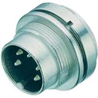 Bild von Schubiger Series 423/723 3 pole M16 male panel mount, Elektronikkabel + Stecker, Silber