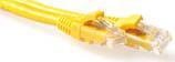 Bild von ACT Yellow 20 meter U/UTP CAT6A patch cable snagless with RJ45 connectors. Cat6a u/utp snagless yl 20.00m (IB2820)