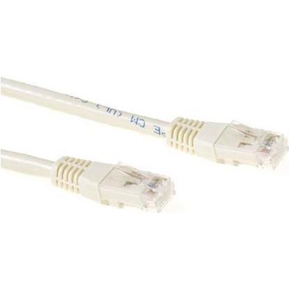 Bild von ACT UTP CAT6A 0.5m 0.5m Cat6a U/FTP (STP) Elfenbein Netzwerkkabel (U/FTP, CAT6a, 0.50 m), Netzwerkkabel