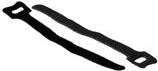 Bild von ACT, Kabelbinder, Hook & Loop cable tie 12/150 mm STICK TAPE 12/150MM BLACK (Klettkabelbinder, 150 mm, 20 Stk.)