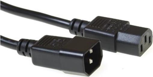 Bild von ACT AK5122 Stromkabel Schwarz 10 m C14-Koppler C13-Koppler (AK5122)