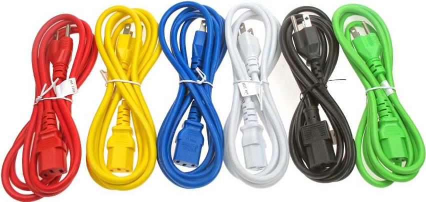 Bild von Advanced Cable Technology Schuko - C13 - 0.6m 0.6m C13-Koppler Gelb Stromkabel (AK5140)