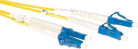Bild von ACT 0.5 meter LSZH Singlemode 9/125 OS2 fiber patch cable duplex with LC connectors. (CAT6, 0.50 m), Netzwerkkabel