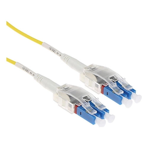 Bild von ACT 0.5 Meter Singlemode 9/125 OS2 Polarity Twist Lichtwellenleiter Kabel mit LC Steckern