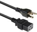 Bild von ACT Powercord USA plug - C19 black 1.8 m (1.80 m), Stromkabel