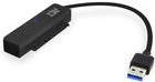 Bild von ACT USB adapter cable to 2.5" SATA HDD/SSD (2.5"), Festplattengehäuse, Schwarz
