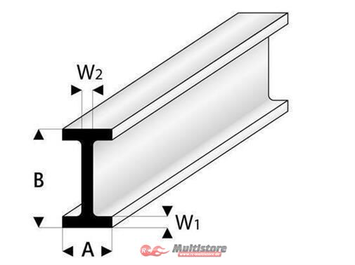 Bild von Krick RABOESCH ASA Doppel-T-Profil 3x6x1000 mm / rb414-54